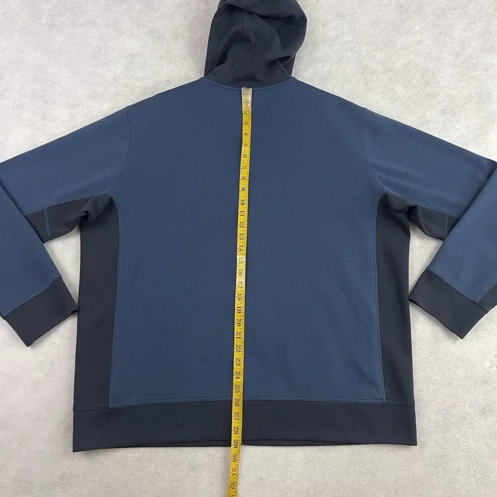 The North Face Jacket Mens Size XXL Blue Thermal Full Zip Hooded NF0A2TDE